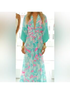 ISO - Daniella Kimono Maxi Dress